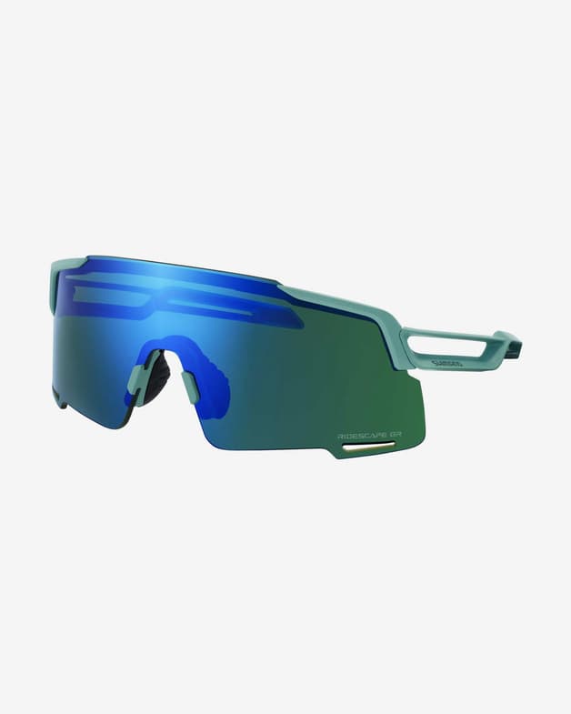 Shimano Equinox Brille tiefgrün mit transparenten Polyamidgläsern