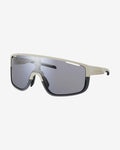 Shimano Pulsar Brille mattweiß/schwarz mit transparenten Polyamidgläsern