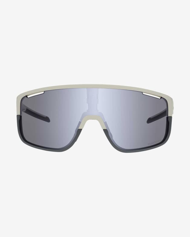 Shimano Pulsar Brille mattweiß/schwarz mit transparenten Polyamidgläsern