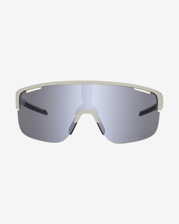 Shimano Pulsar Brille mattweiß/schwarz mit transparenten Polyamidgläsern