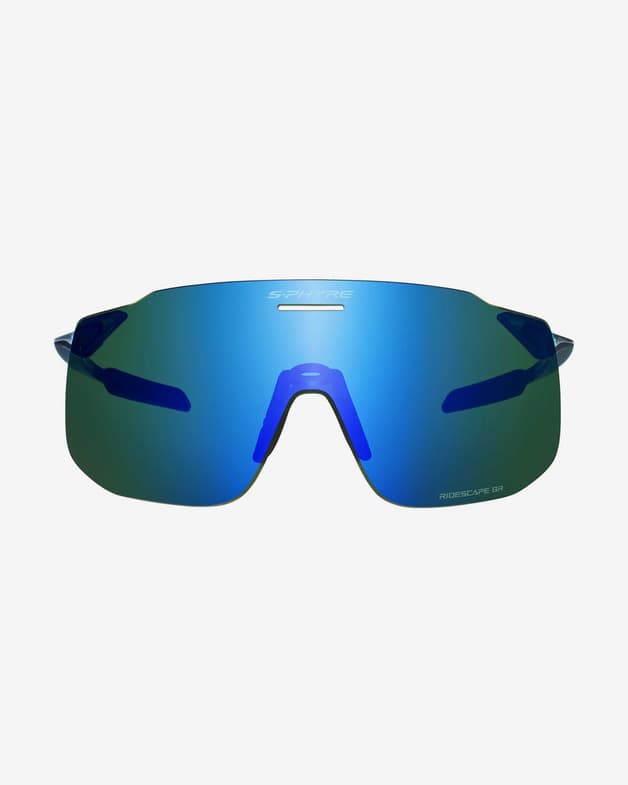 Shimano S-phyre Brille dunkelgrün mit transparenten Polyamidgläsern