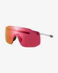Shimano S-phyre Brille weiß/orange mit transparenten Polyamidgläsern