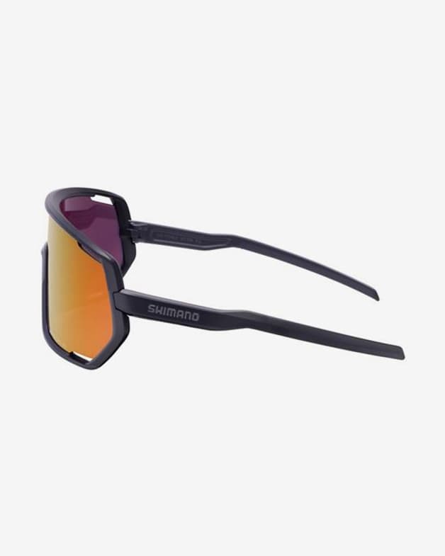 Shimano TCNM2 schwarz Brille mit orange verspiegelten Gläsern