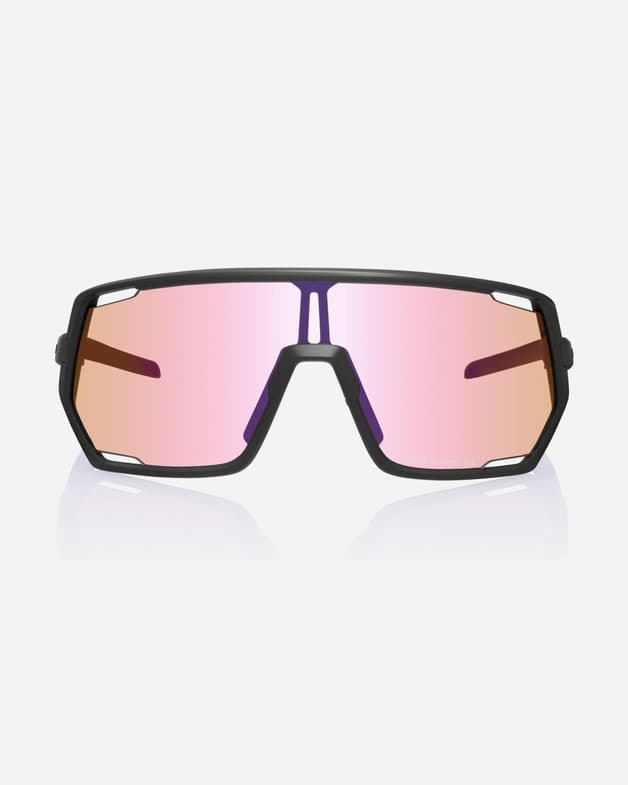 Shimano TCNM2 schwarz mit verspiegelten rosa Gläsern Brille