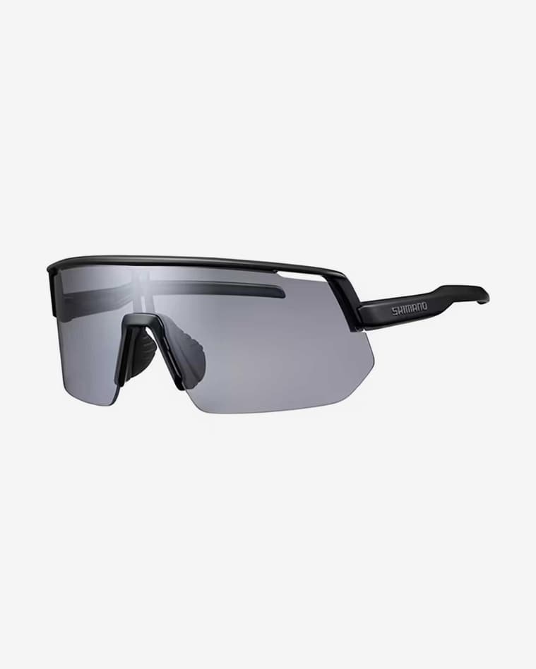 Shimano Technium L Brille mattschwarz mit grauem photochromatischem Glas